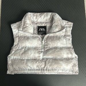 Zara cropped vest
